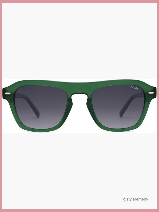 Retro Aviator Polarized Sunglasses with UV400 Protection main image 5